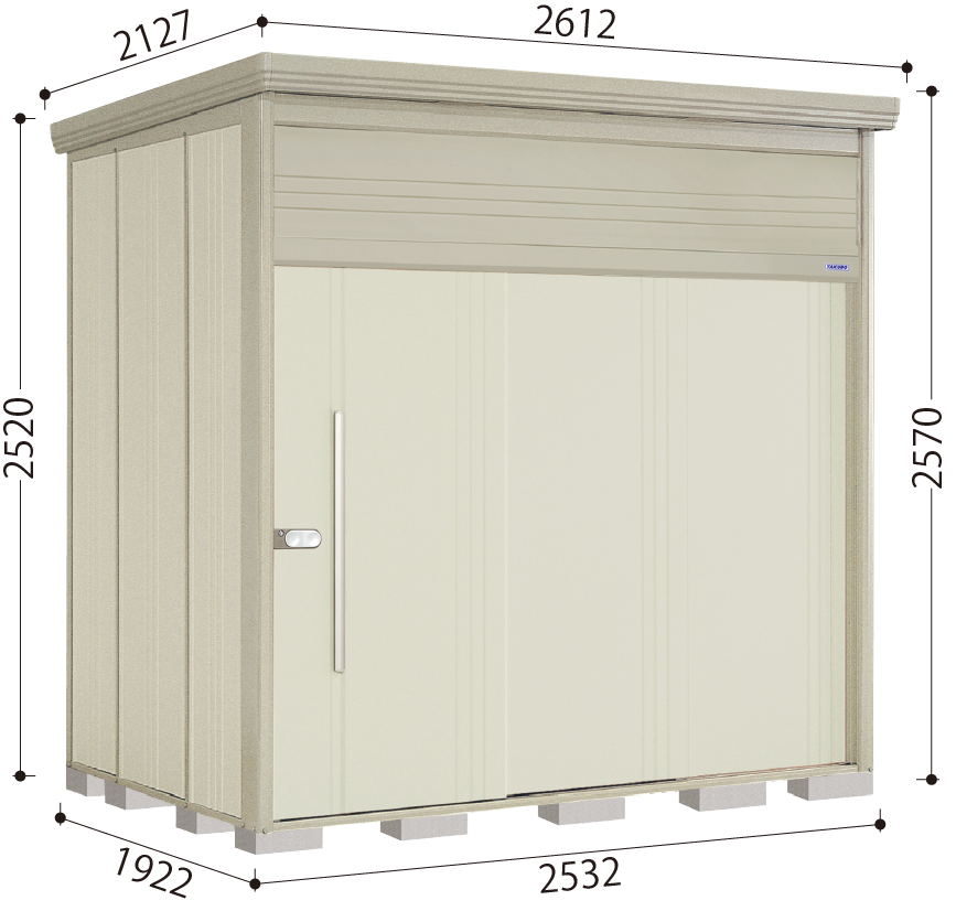 タクボ物置 JN-2519W