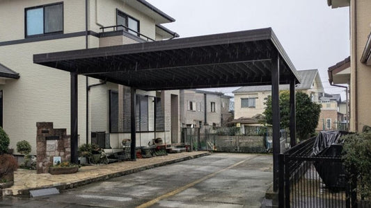 熊本県熊本市　カーポート工事