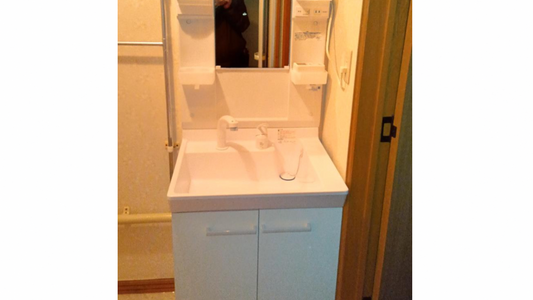 北海道旭川市　洗面化粧台取替工事