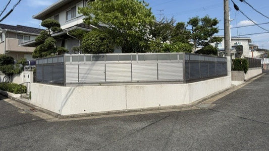 奈良県北葛城郡　生垣の撤去及びフェンス設置工事
