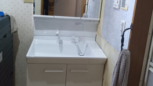 埼玉県所沢市　洗面化粧台交換工事