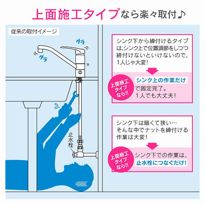 ワンホールシングルレバー混合栓(分水孔付)　一般地用　117-051