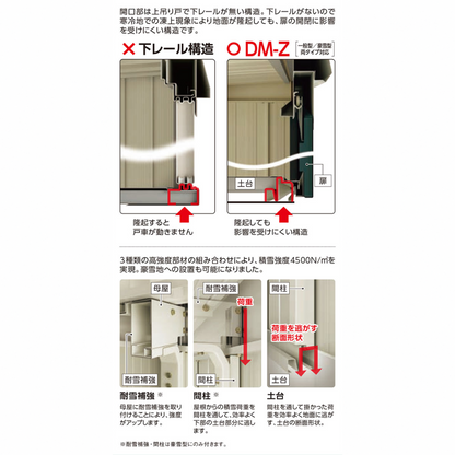 ダイケン物置豪雪型 DM-Z2115G – DCMリフォーム│ホームセンターDCMの ダイケン物置豪雪型 DM-Z2115G – DCMリフォーム│ホームセンターDCMの