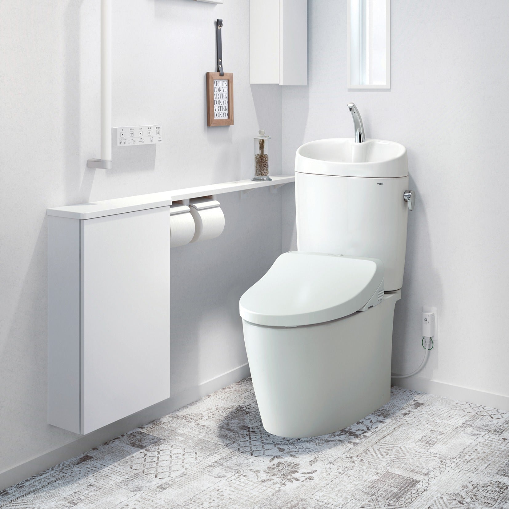 あki トイレ便器TOTOcs348BP 節水トイレEX+TCF8CKM42+便器洗浄ユニットTCA527R – DCMリフォーム