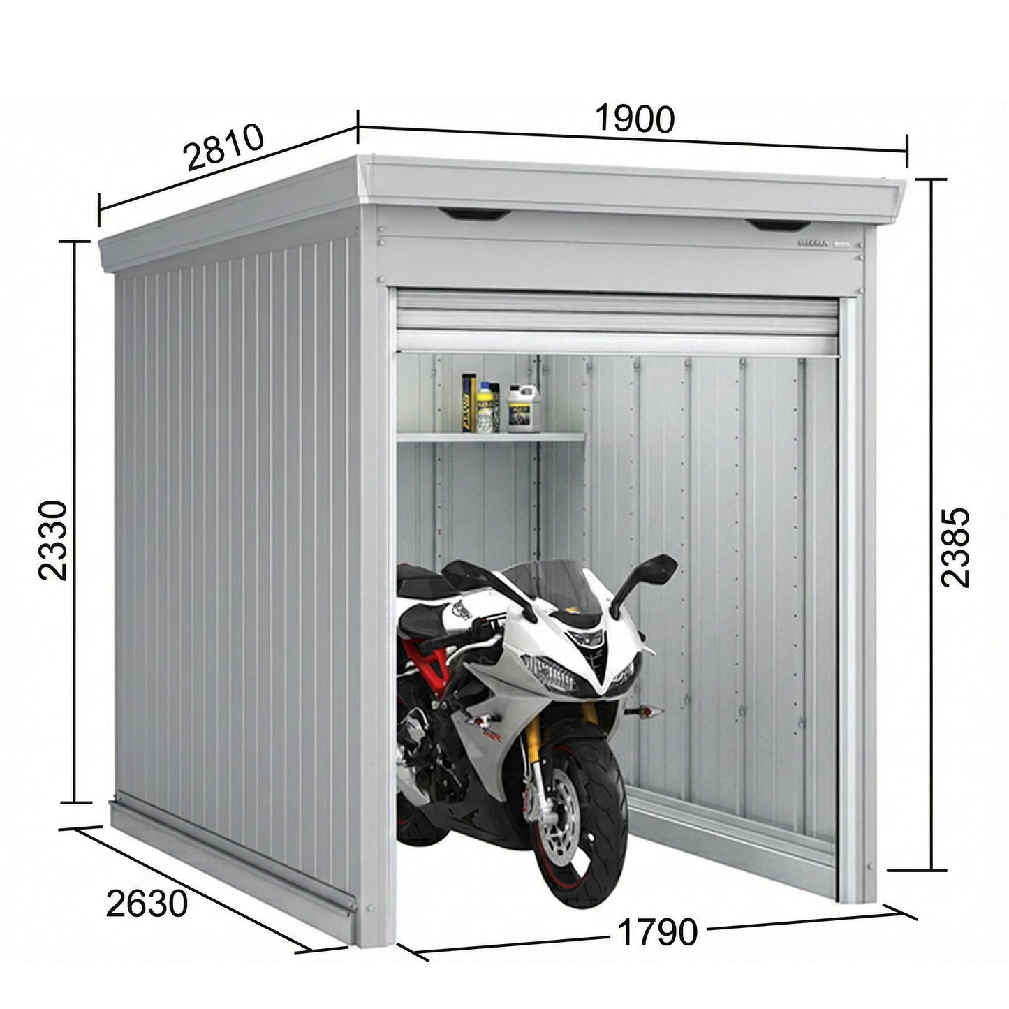 バイク保管庫　FM-1826HD