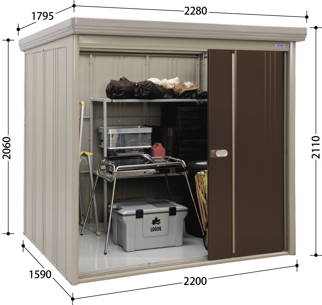 セレクト物置　FMK-2215